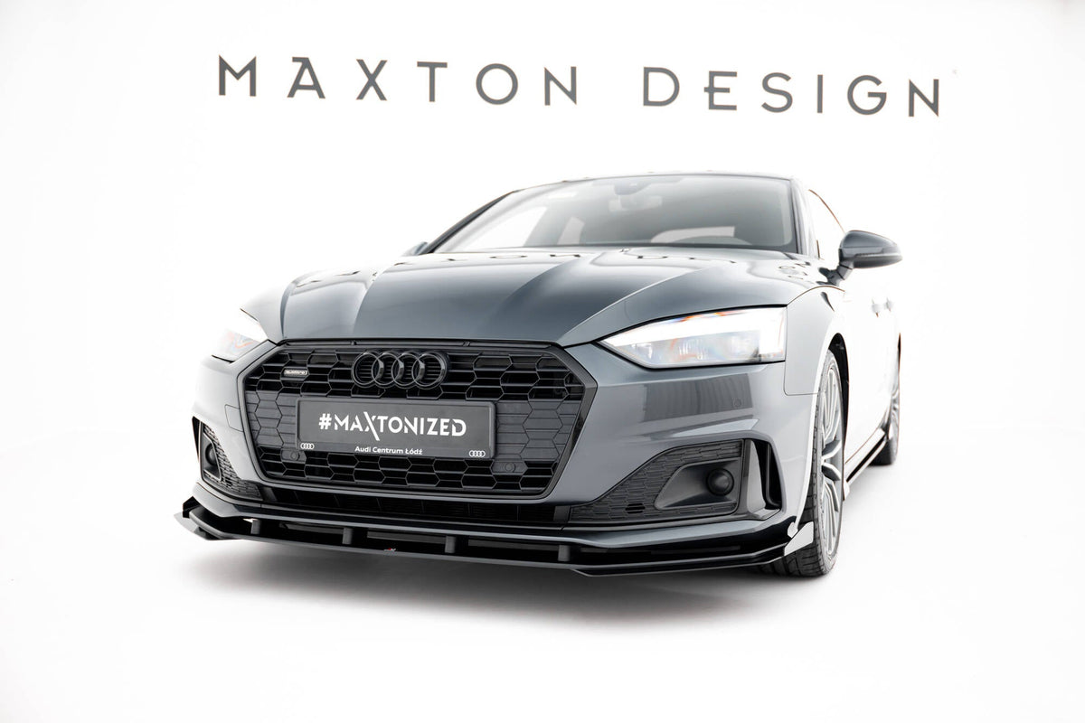 Maxton Design - Front Stoßstange Flaps für Audi A5 F5 Facelift - Aerowerk.