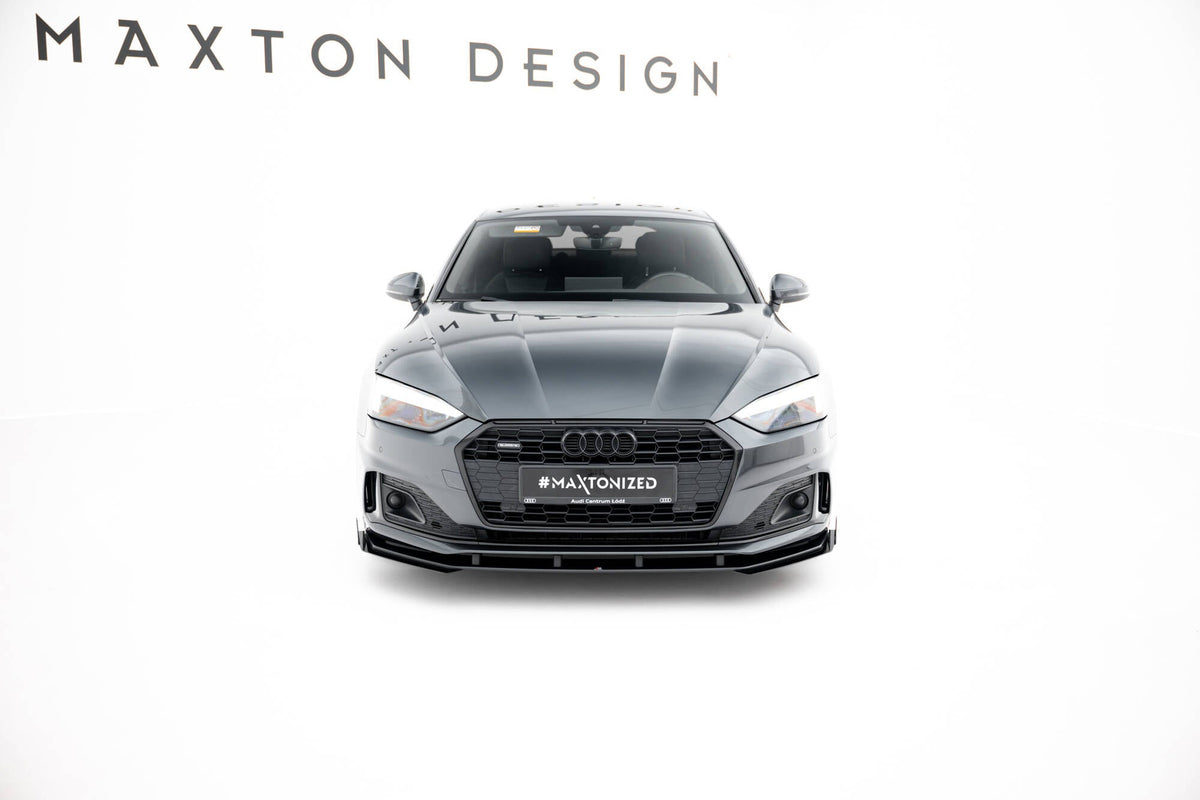 Maxton Design - Front Stoßstange Flaps für Audi A5 F5 Facelift - Aerowerk.