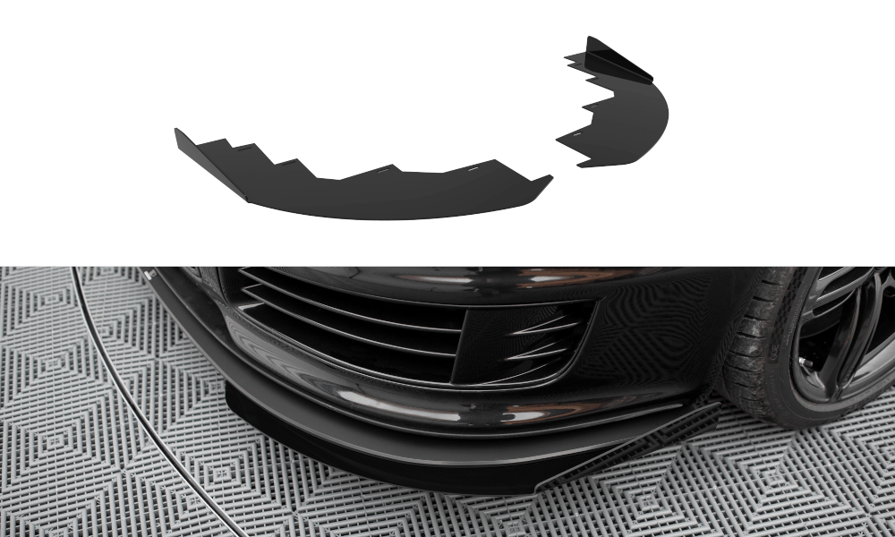 Maxton Design - Front Stoßstange Flaps für Audi RS6 Avant C6 - Aerowerk.