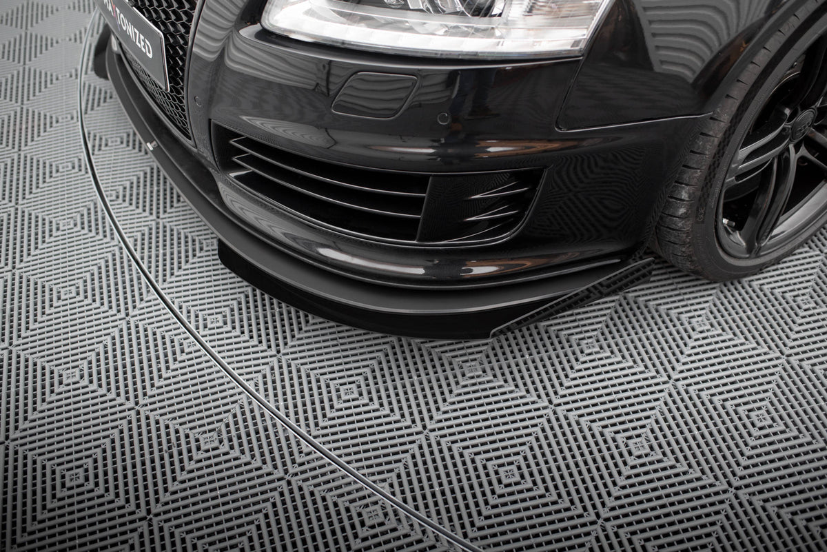 Maxton Design - Front Stoßstange Flaps für Audi RS6 Avant C6 - Aerowerk.