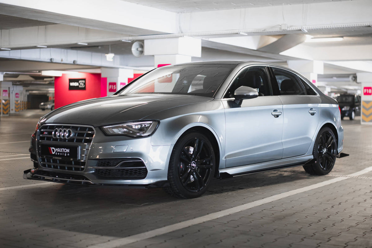 Maxton Design - Front Stoßstange Flaps für Audi S3 / A3 S - Line Limousine 8V - Aerowerk.