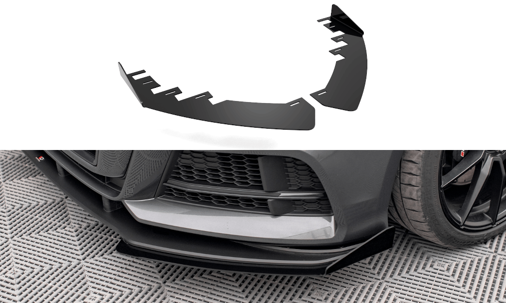 Maxton Design - Front Stoßstange Flaps für Audi S3 / A3 S - Line Sportback 8V Facelift - Aerowerk.