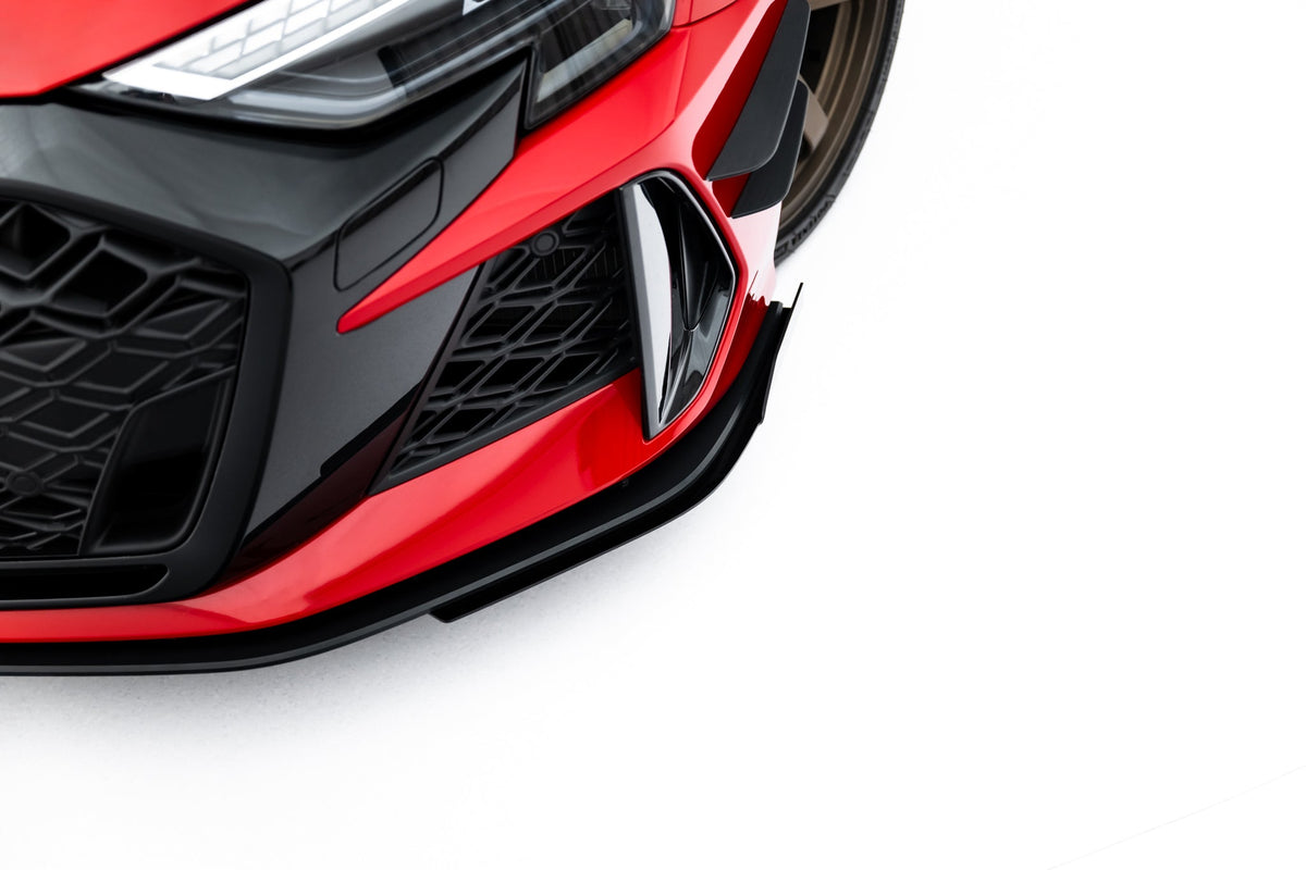 Maxton Design - Front Stoßstange Flaps für Flaps Audi RS3 Limousine 8Y Facelift - Aerowerk.