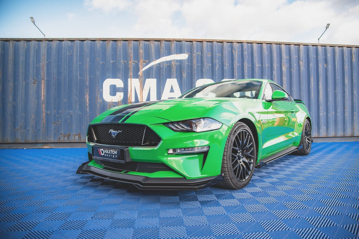 Maxton Design - Front Stoßstange Flaps für Flaps Ford Mustang GT Mk6 Facelift - Aerowerk.