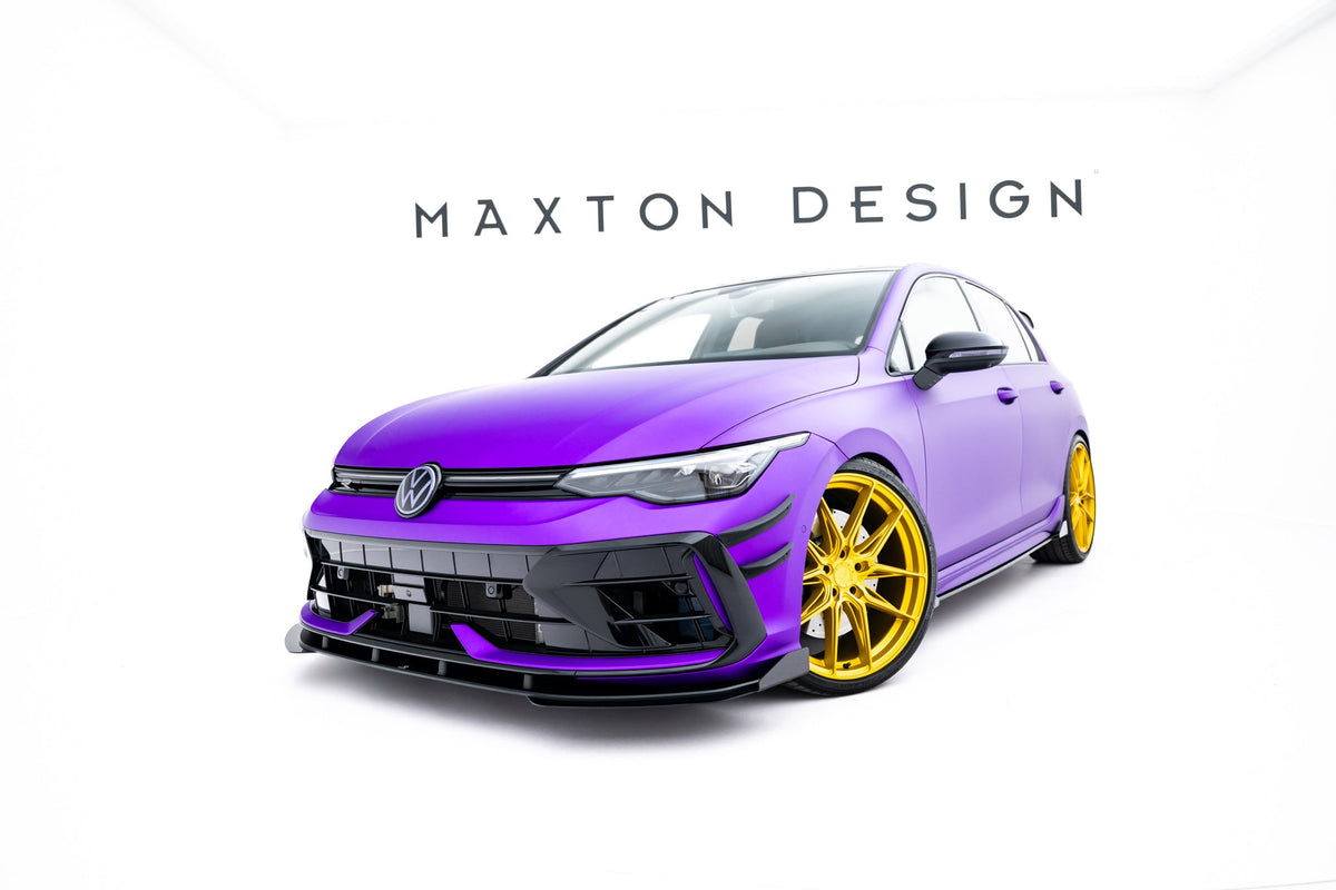 Maxton Design - Front Stoßstange Flaps für Flaps VW Golf R Mk8 Facelift - Aerowerk.