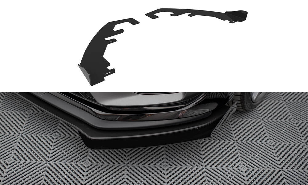 Maxton Design - Front Stoßstange Flaps für Ford Fiesta ST Mk8 Facelift - Aerowerk.