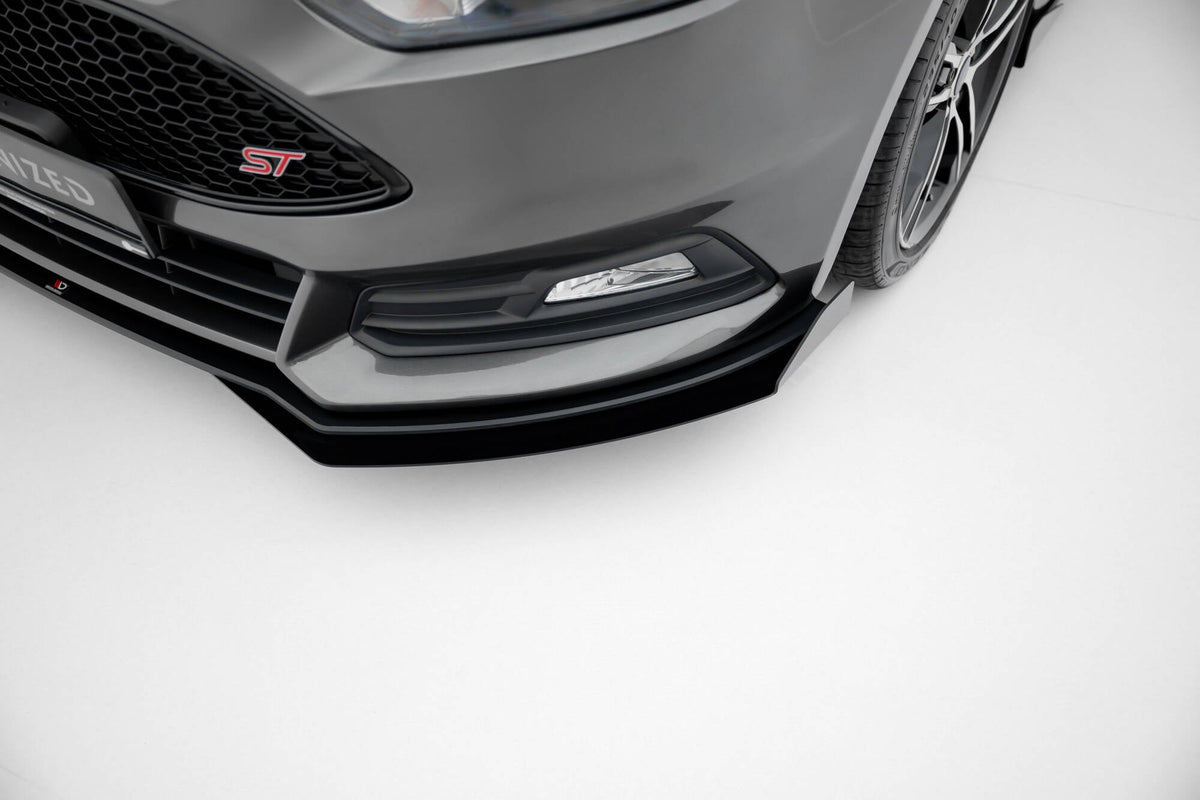 Maxton Design - Front Stoßstange Flaps für Ford Focus ST Mk3 Facelift - Aerowerk.