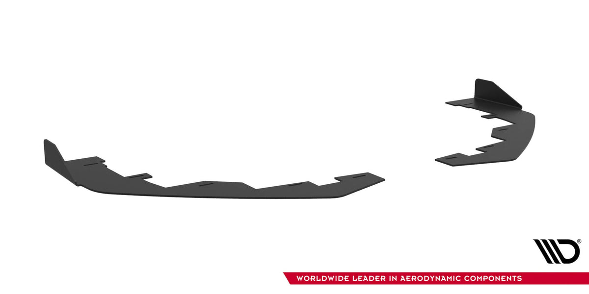 Maxton Design - Front Stoßstange Flaps für Ford Mustang GT Mk6 - Aerowerk.
