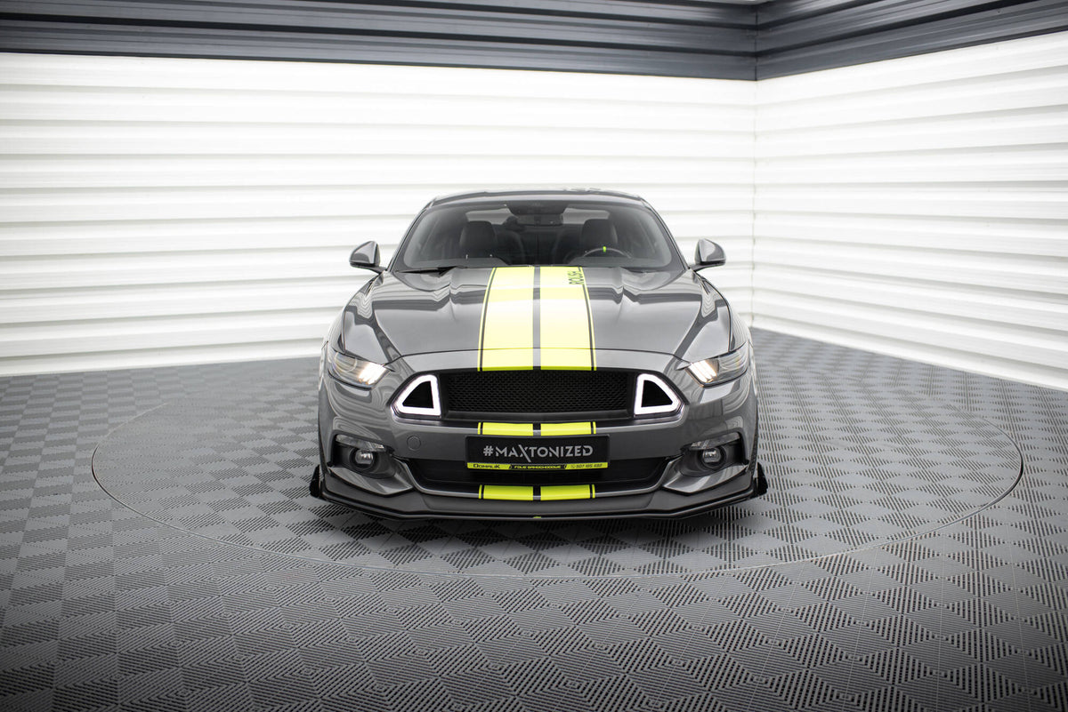 Maxton Design - Front Stoßstange Flaps für Ford Mustang GT Mk6 - Aerowerk.