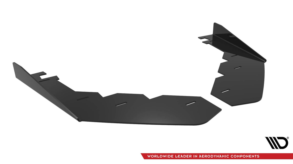 Maxton Design - Front Stoßstange Flaps für Ford Mustang GT Mk7 - Aerowerk.