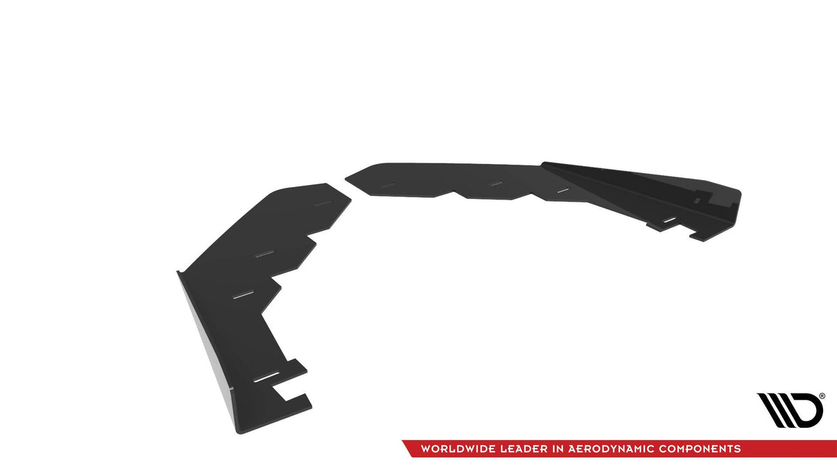 Maxton Design - Front Stoßstange Flaps für Ford Mustang GT Mk7 - Aerowerk.
