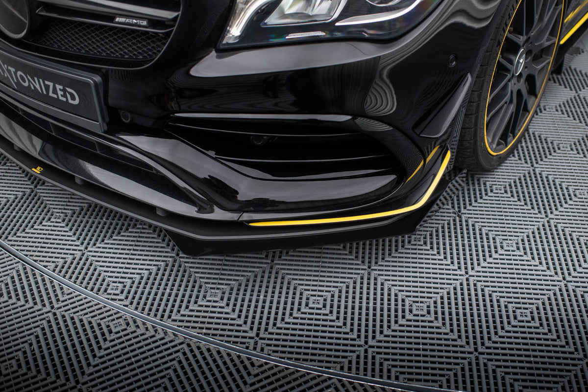 Maxton Design - Front Stoßstange Flaps für Mercedes - AMG CLA 45 Aero C117 Facelift - Aerowerk.