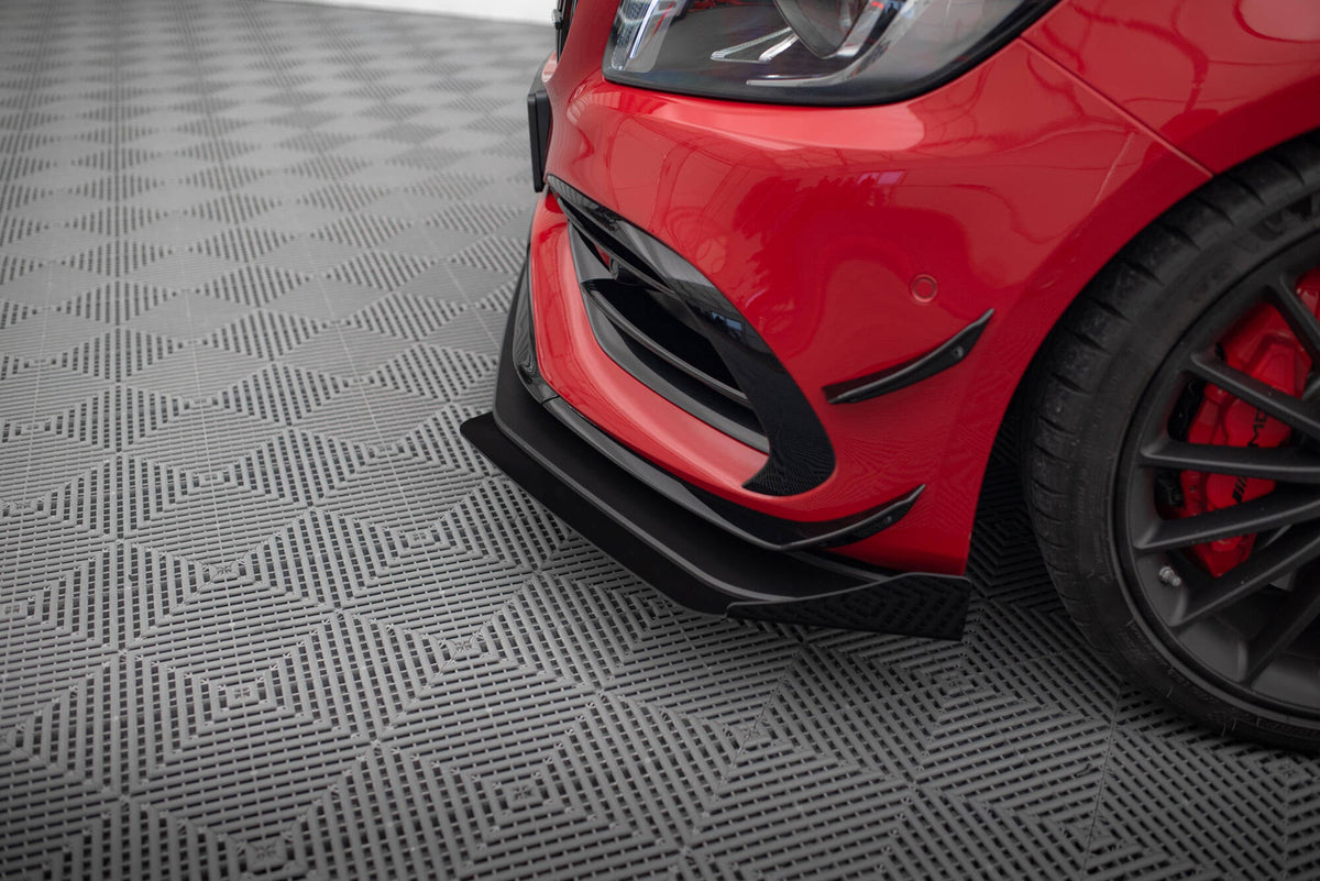 Maxton Design - Front Stoßstange Flaps für Mercedes - Benz A 45 AMG W176 Facelift - Aerowerk.
