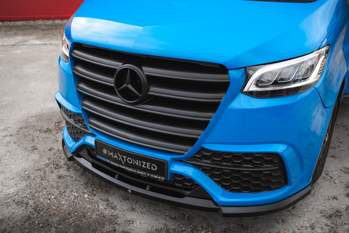 Maxton Design - Front Stoßstange + Splitter für Mercedes - Benz Sprinter Mk3 - Aerowerk.