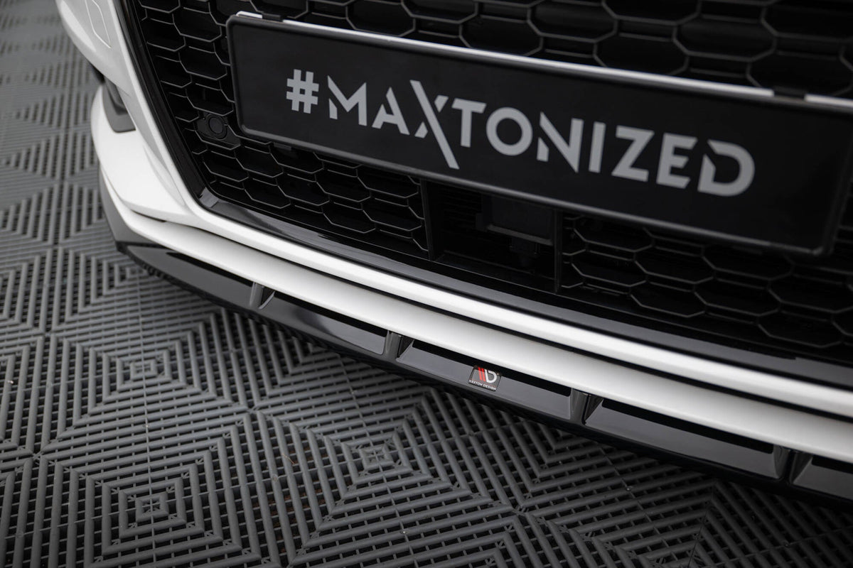 Maxton Design - Frontlippe für Audi A3 Limousine 8V Facelift - Aerowerk.