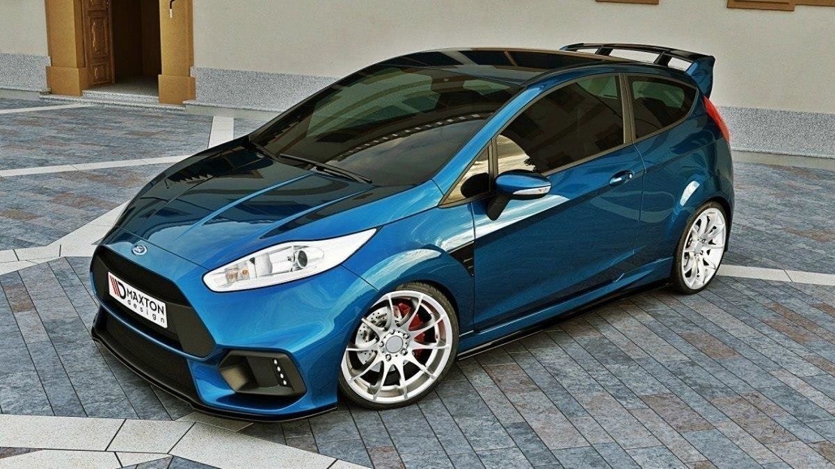 Maxton Design - Frontlippe für (Focus RS Look Stoßstange) Ford Fiesta Mk7 FL - Aerowerk.