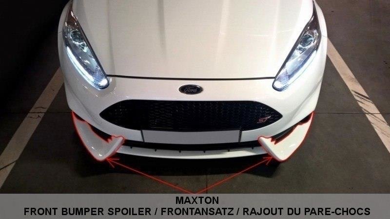 Maxton Design - Frontlippe für Ford Fiesta ST Mk7 FL (Mit Maxton Design Stoßstange) - Aerowerk.