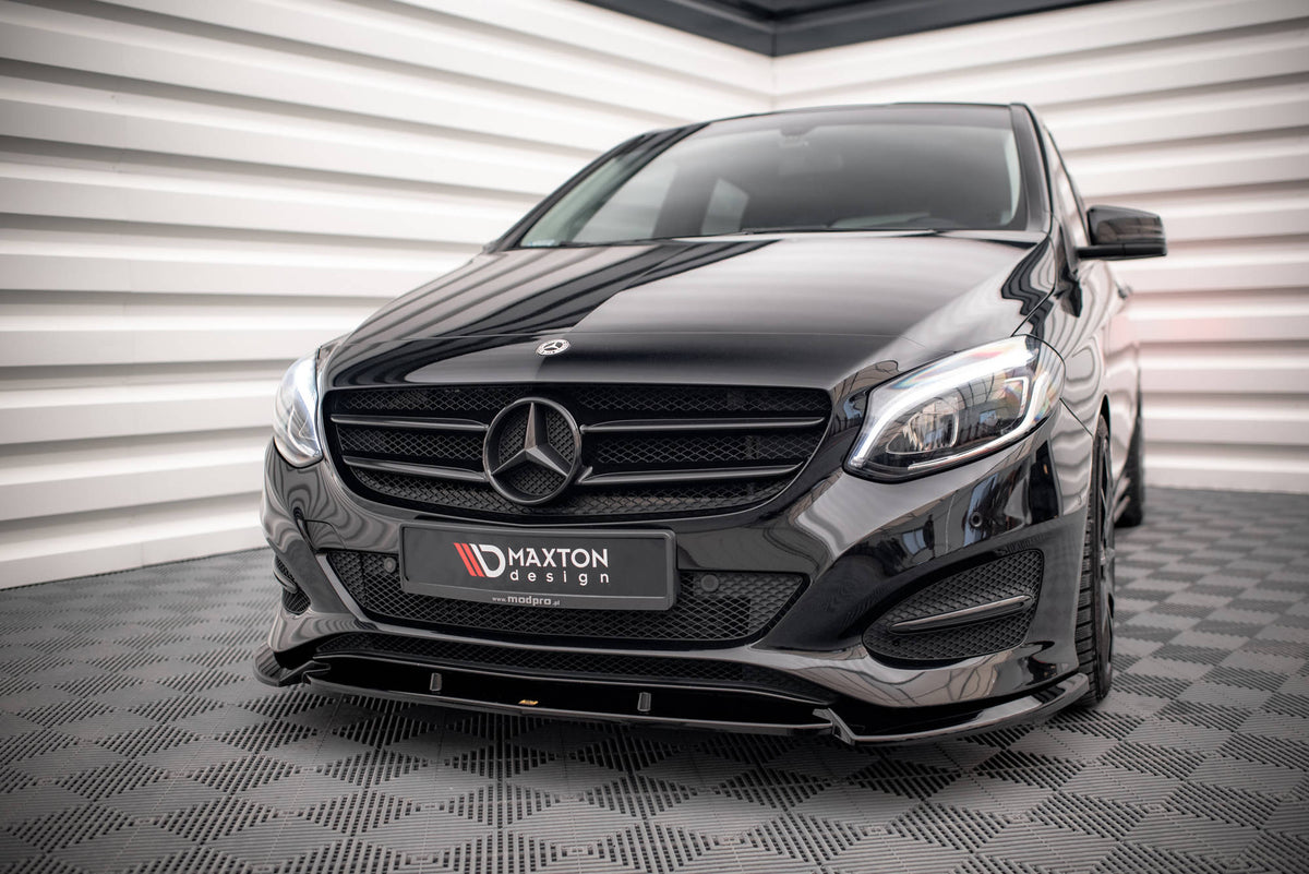 Maxton Design - Frontlippe für Mercedes - Benz B W246 Facelift - Aerowerk.