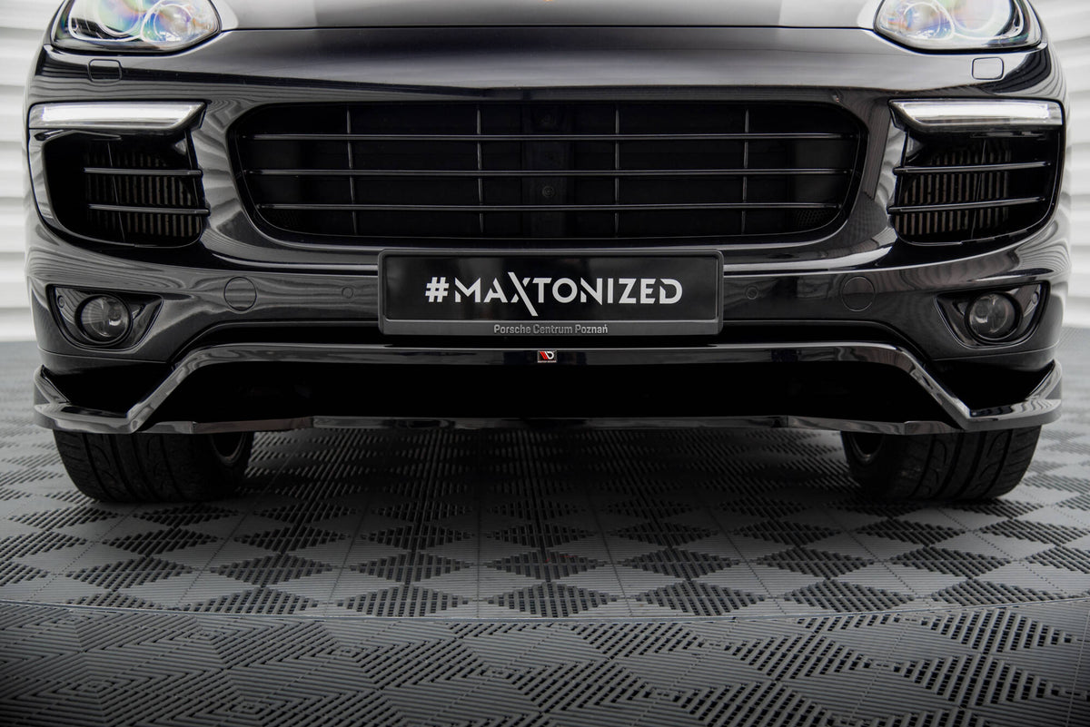 Maxton Design - Frontlippe für Porsche Cayenne Mk2 Facelift - Aerowerk.