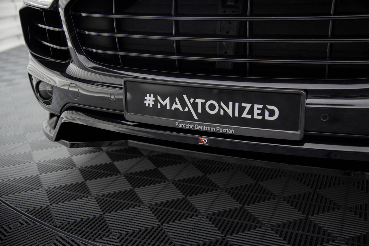 Maxton Design - Frontlippe für Porsche Cayenne Mk2 Facelift - Aerowerk.