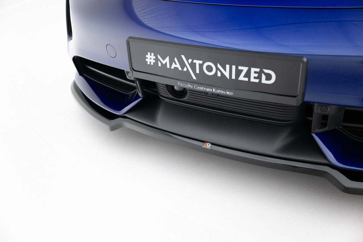 Maxton Design - Frontlippe für Porsche Taycan Turbo S Mk1 - Aerowerk.