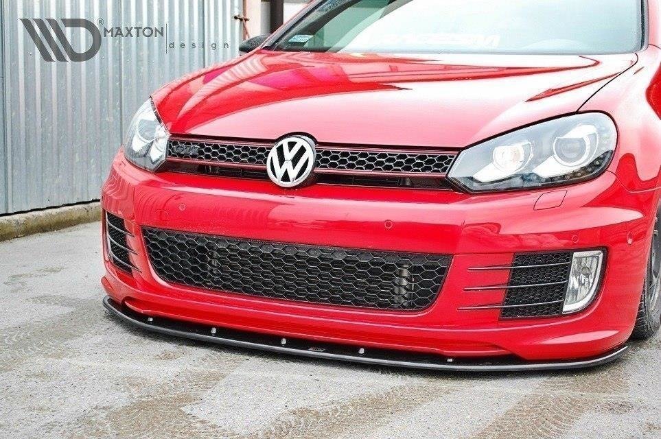 Maxton Design - Frontlippe für VER.2 VW GOLF 6 (FÜR GOLF GTI 35TH) - Aerowerk.
