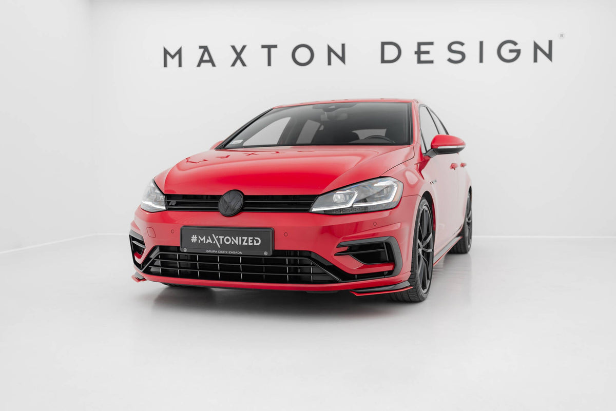 Maxton Design - Frontlippe für Volkswagen Golf R / R - Line Mk7 Facelift - Aerowerk.