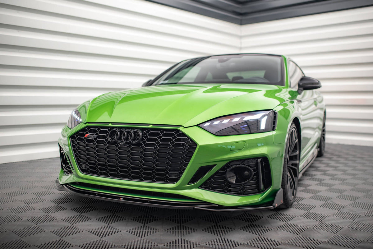 Maxton Design - Frontlippe V1 + Flaps für Audi RS5 F5 Facelift - Aerowerk.