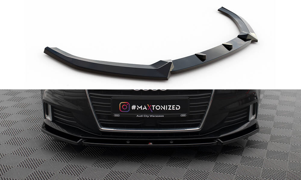 Maxton Design - Frontlippe V1 für Audi A3 Sportback 8V Facelift - Aerowerk.