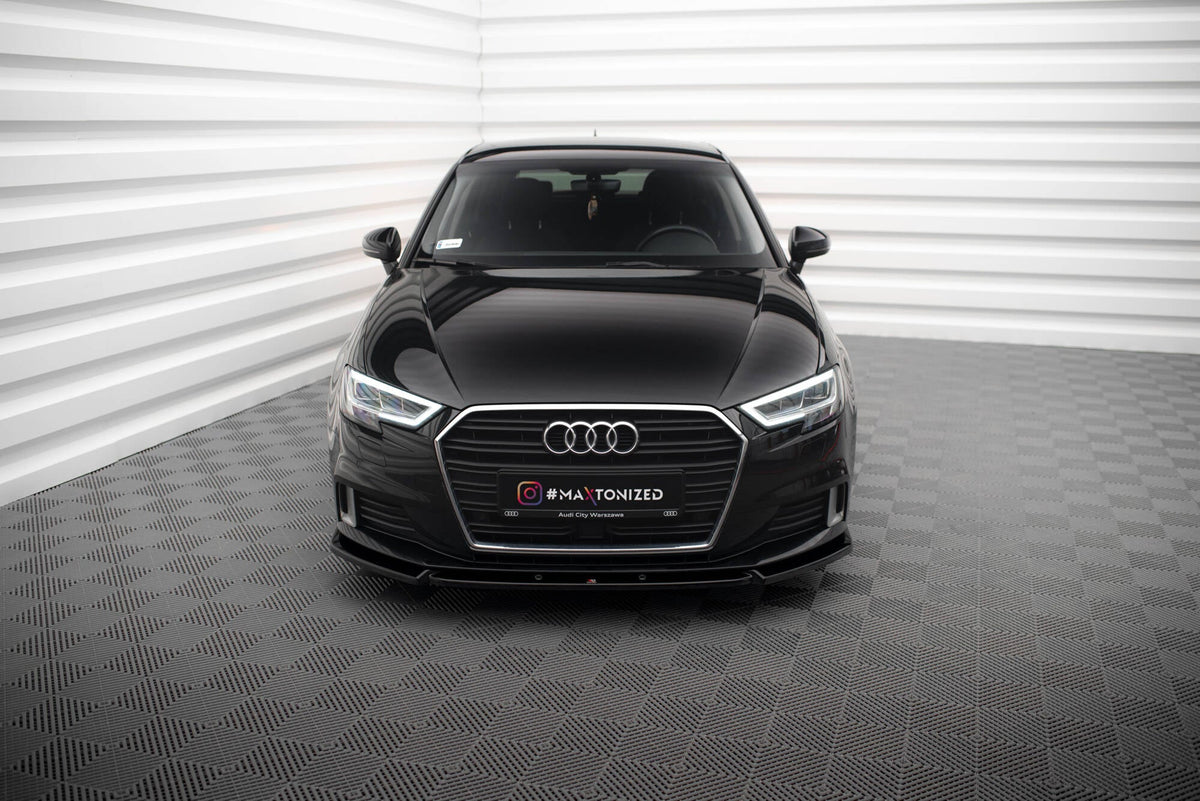 Maxton Design - Frontlippe V1 für Audi A3 Sportback 8V Facelift - Aerowerk.