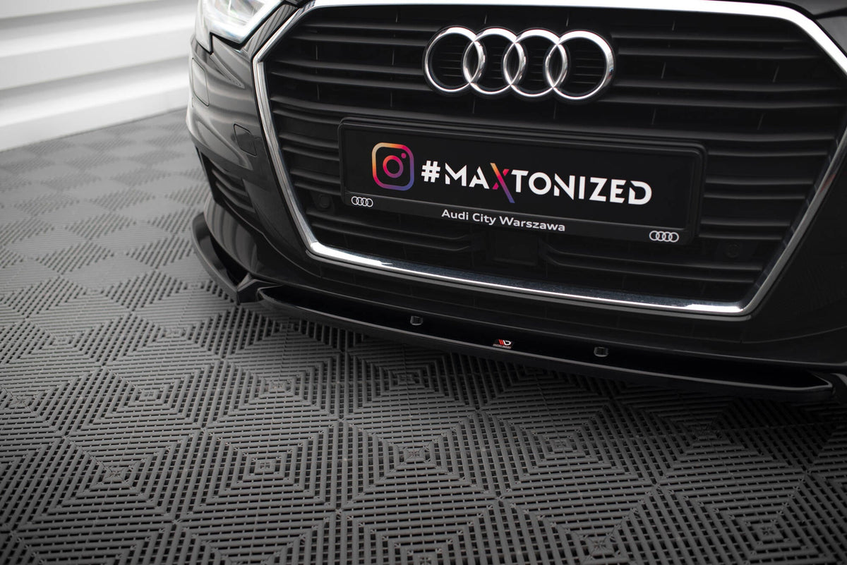 Maxton Design - Frontlippe V1 für Audi A3 Sportback 8V Facelift - Aerowerk.