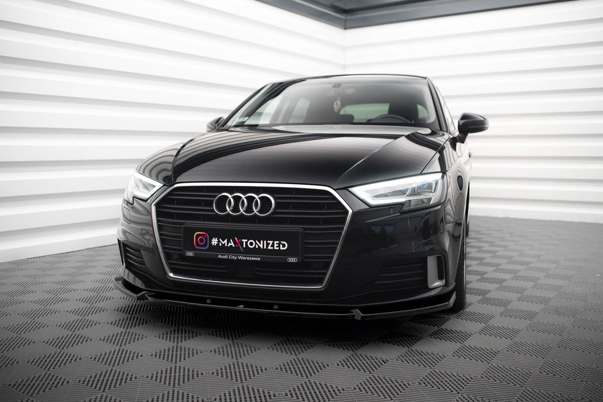 Maxton Design - Frontlippe V1 für Audi A3 Sportback 8V Facelift - Aerowerk.