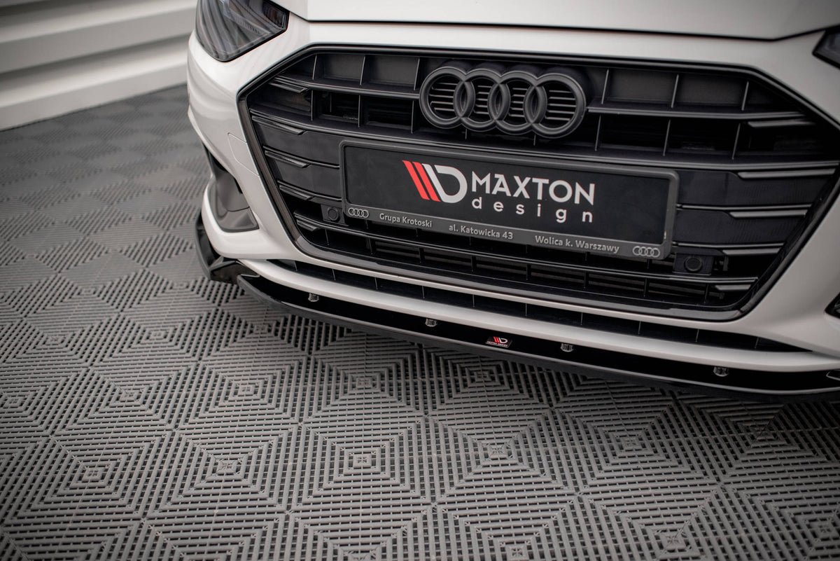 Maxton Design - Frontlippe V1 für Audi A4 B9 Facelift - Aerowerk.