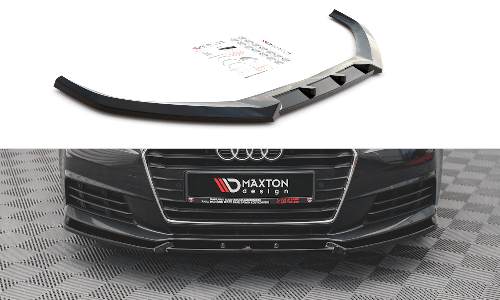 Maxton Design - Frontlippe V1 für Audi A4 B9 - Aerowerk.