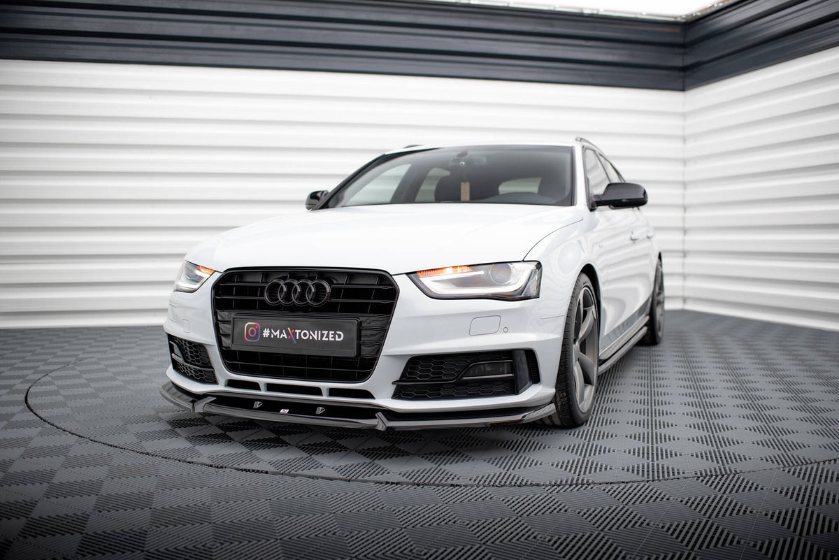 Maxton Design - Frontlippe V1 für Audi A4 Competition B8 Facelift - Aerowerk.