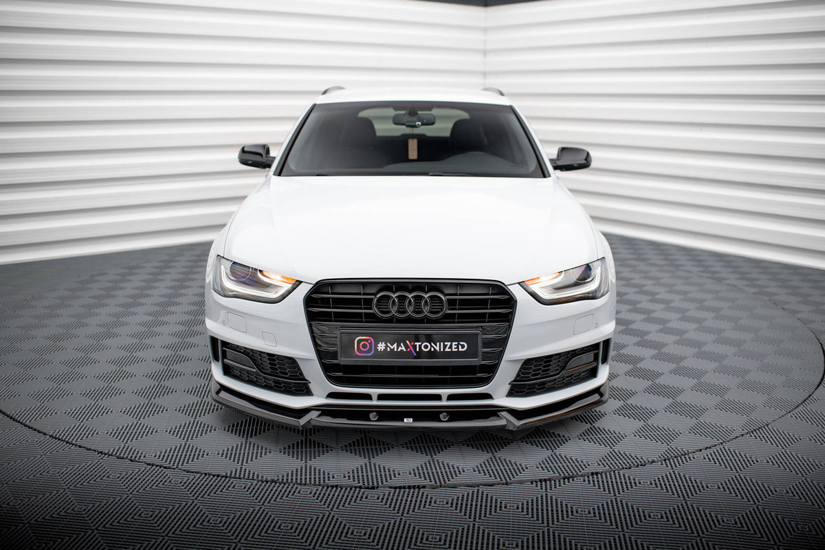 Maxton Design - Frontlippe V1 für Audi A4 Competition B8 Facelift - Aerowerk.