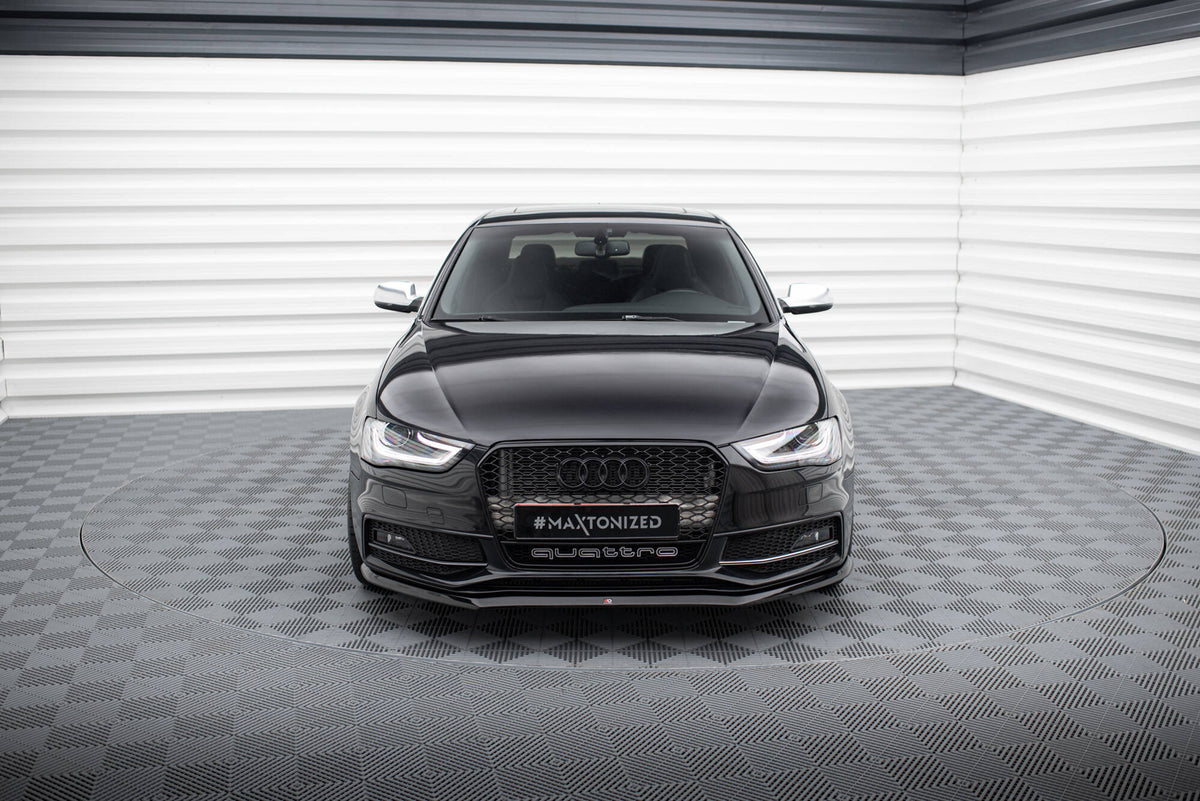 Maxton Design - Frontlippe V1 für Audi A4 S - Line / S4 B8 Facelift - Aerowerk.