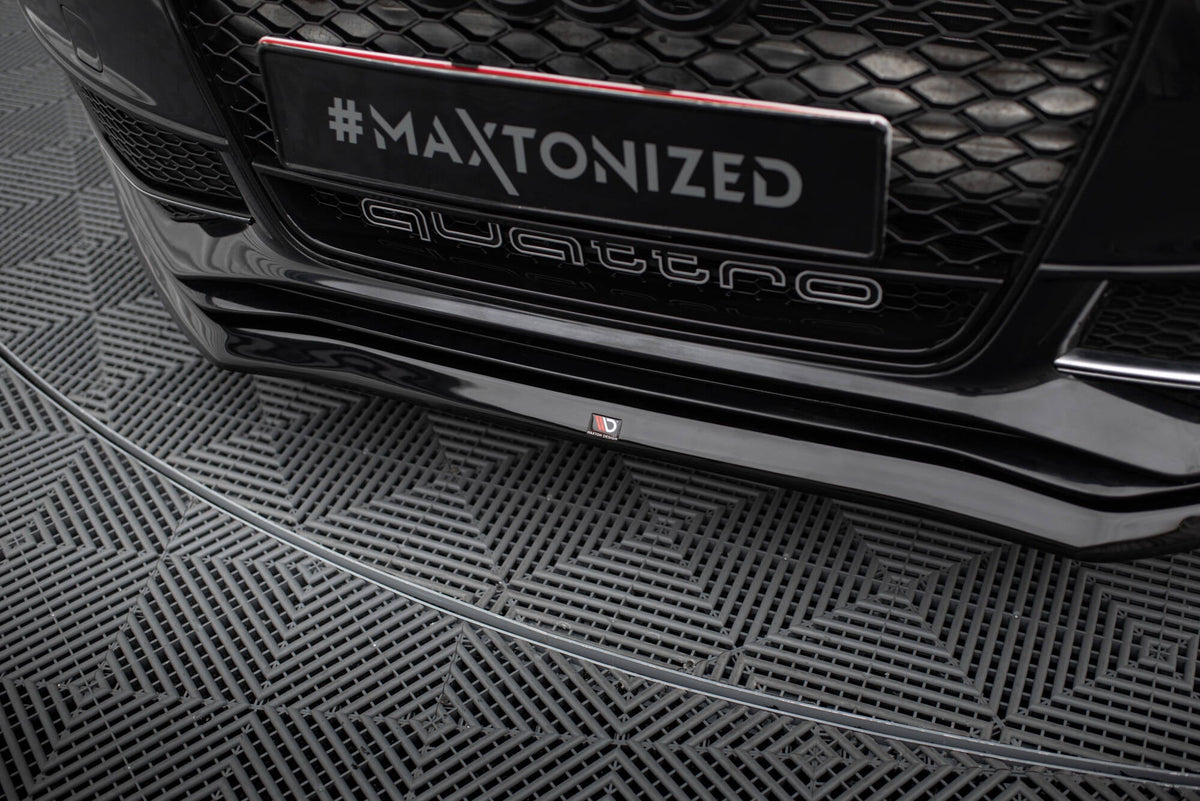 Maxton Design - Frontlippe V1 für Audi A4 S - Line / S4 B8 Facelift - Aerowerk.