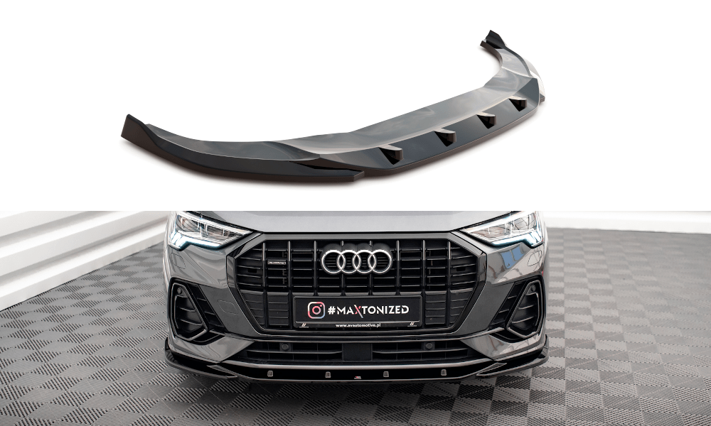 Maxton Design - Frontlippe V1 für Audi Q3 S - Line F3 - Aerowerk.