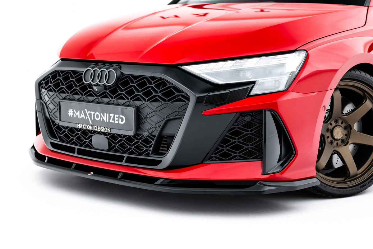 Maxton Design - Frontlippe V1 für Audi RS3 Limousine 8Y Facelift - Aerowerk.