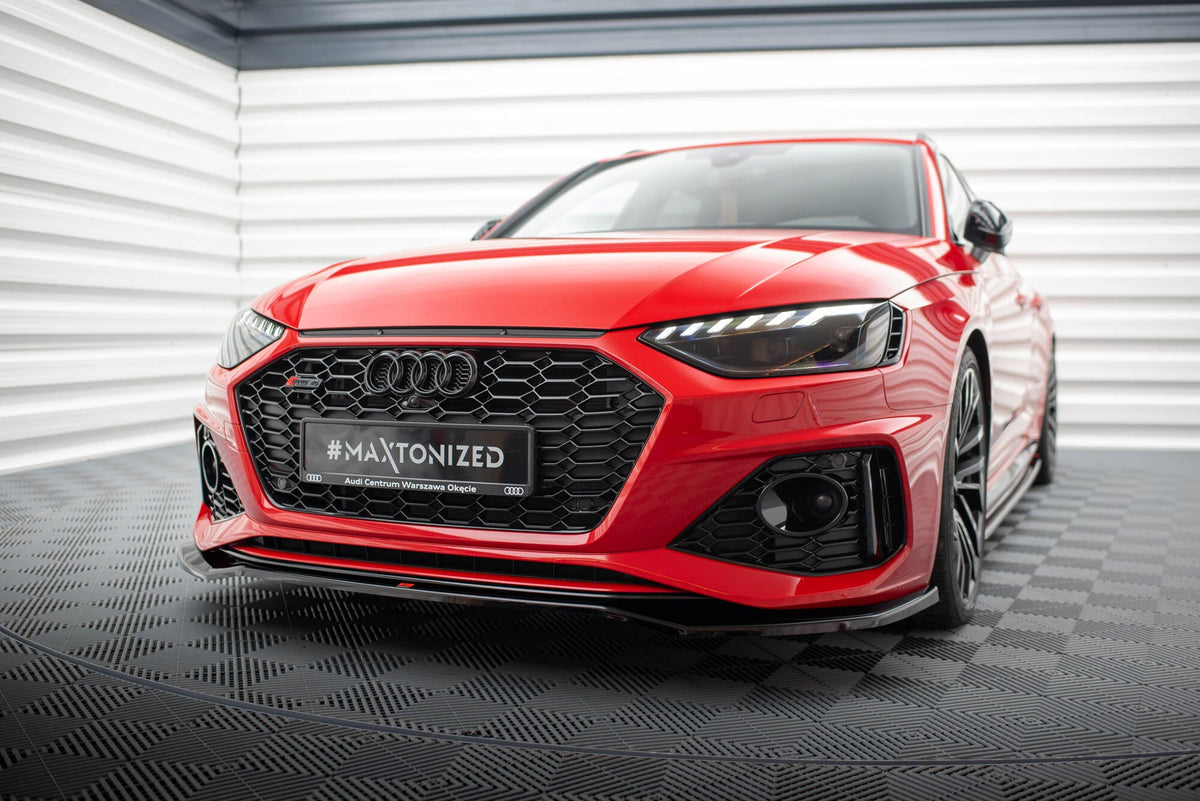 Maxton Design - Frontlippe V1 für Audi RS4 B9 Facelift - Aerowerk.