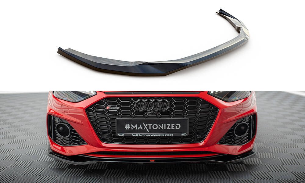 Maxton Design - Frontlippe V1 für Audi RS4 B9 Facelift - Aerowerk.