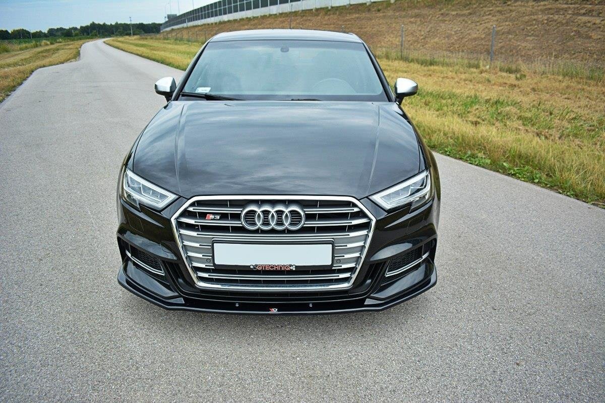 Maxton Design - Frontlippe V1 für Audi S3 / A3 S - Line Hatchback / Sportback 8V Facelift - Aerowerk.