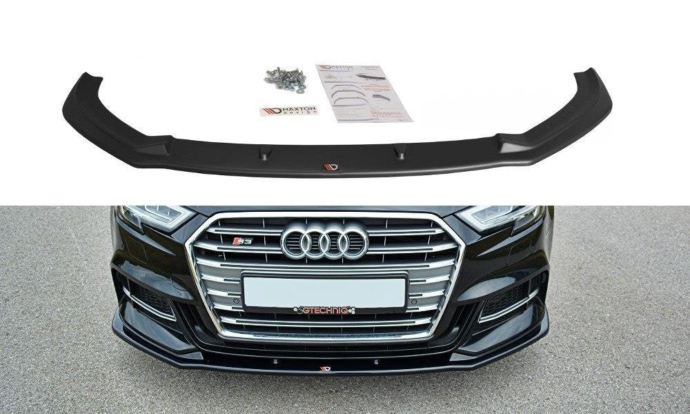 Maxton Design - Frontlippe V1 für Audi S3 / A3 S - Line Hatchback / Sportback 8V Facelift - Aerowerk.