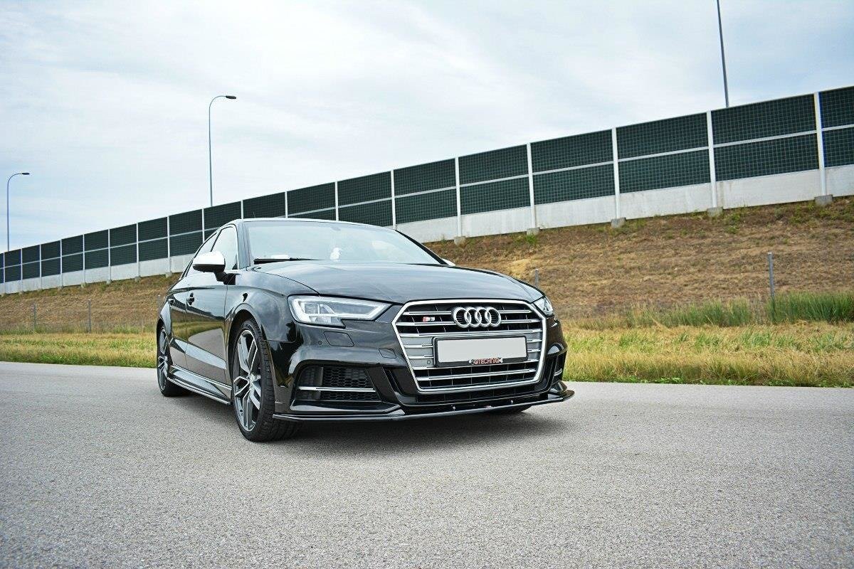 Maxton Design - Frontlippe V1 für Audi S3 / A3 S - Line Hatchback / Sportback 8V Facelift - Aerowerk.