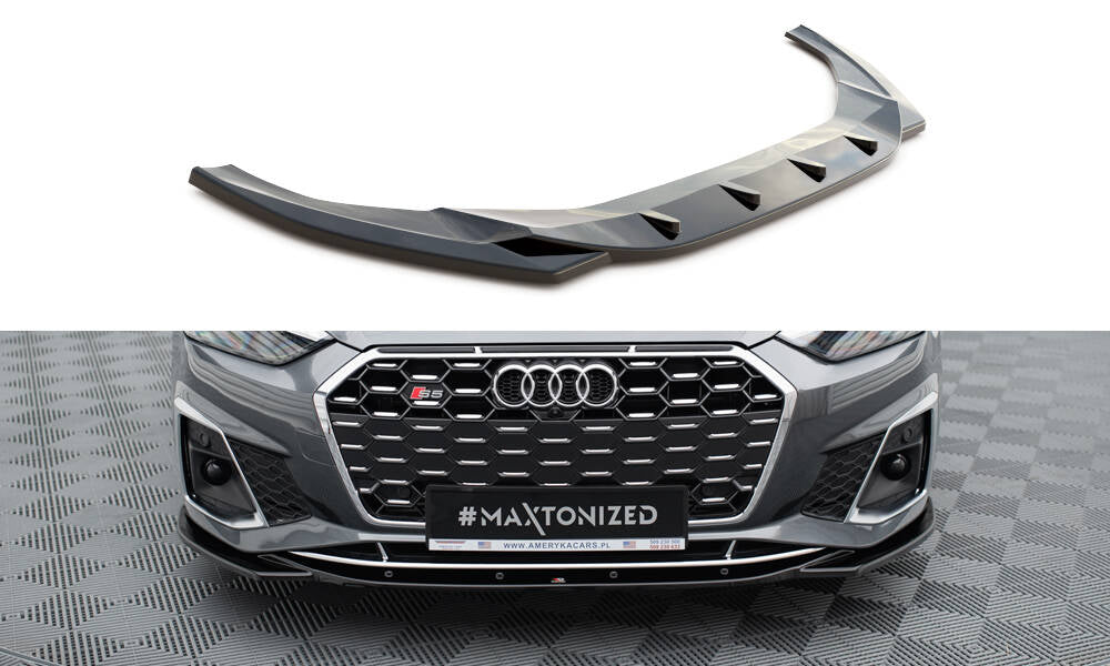 Maxton Design - Frontlippe V1 für Audi S5 / A5 S - Line F5 Facelift - Aerowerk.