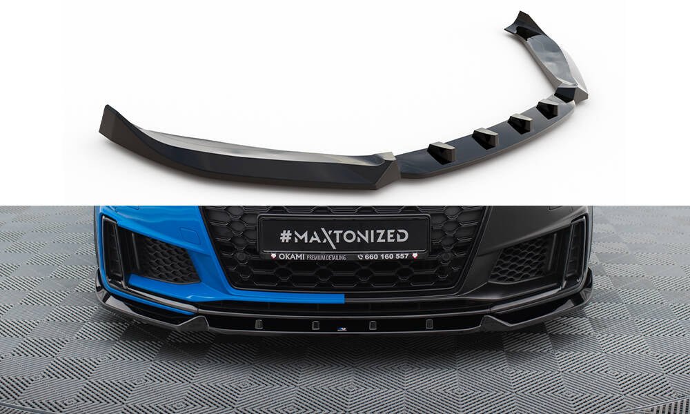 Maxton Design - Frontlippe V1 für Audi TT S / TT S - Line 8S Facelift - Aerowerk.