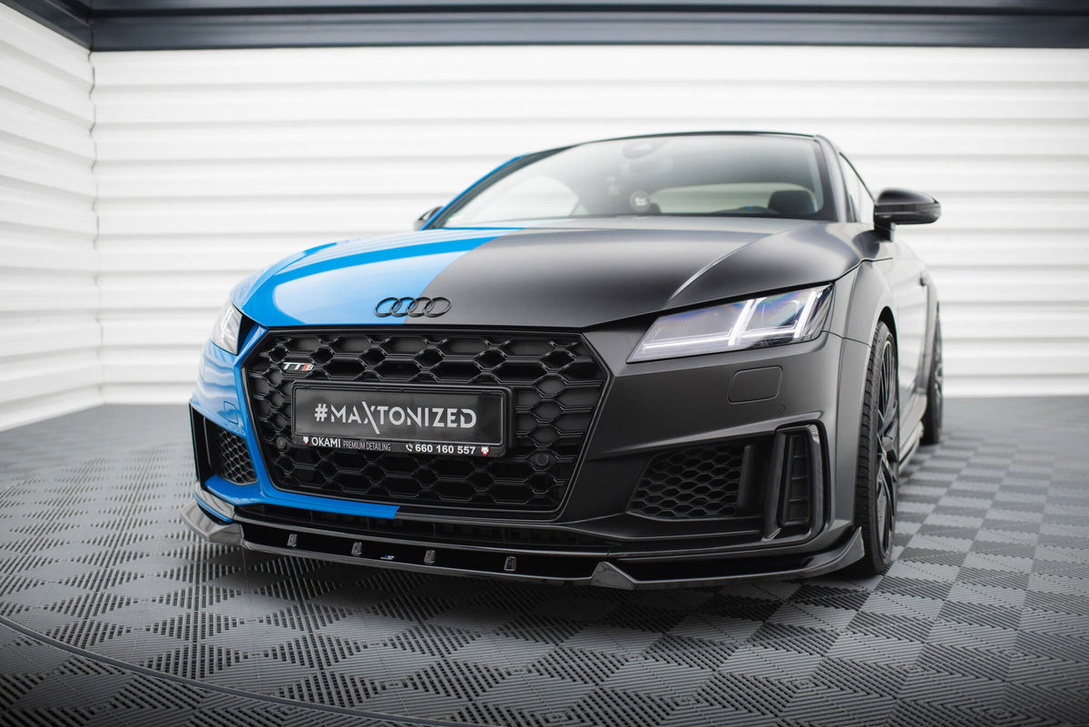 Maxton Design - Frontlippe V1 für Audi TT S / TT S - Line 8S Facelift - Aerowerk.
