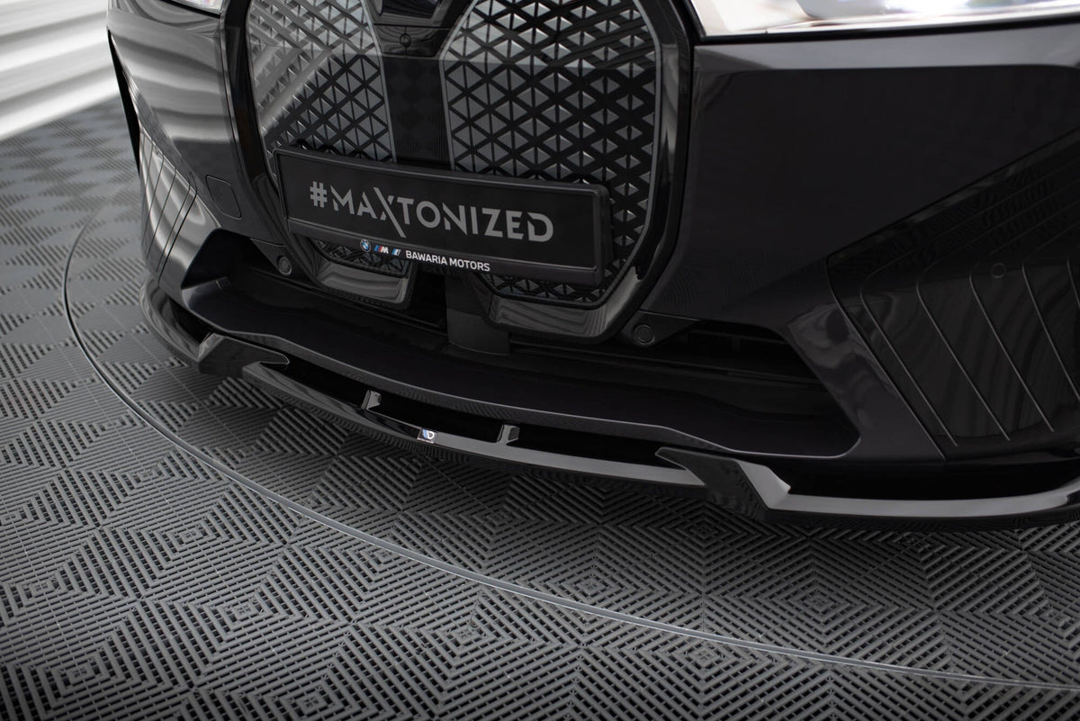 Maxton Design - Frontlippe V.1 für BMW iX M - Paket i20 - Aerowerk.