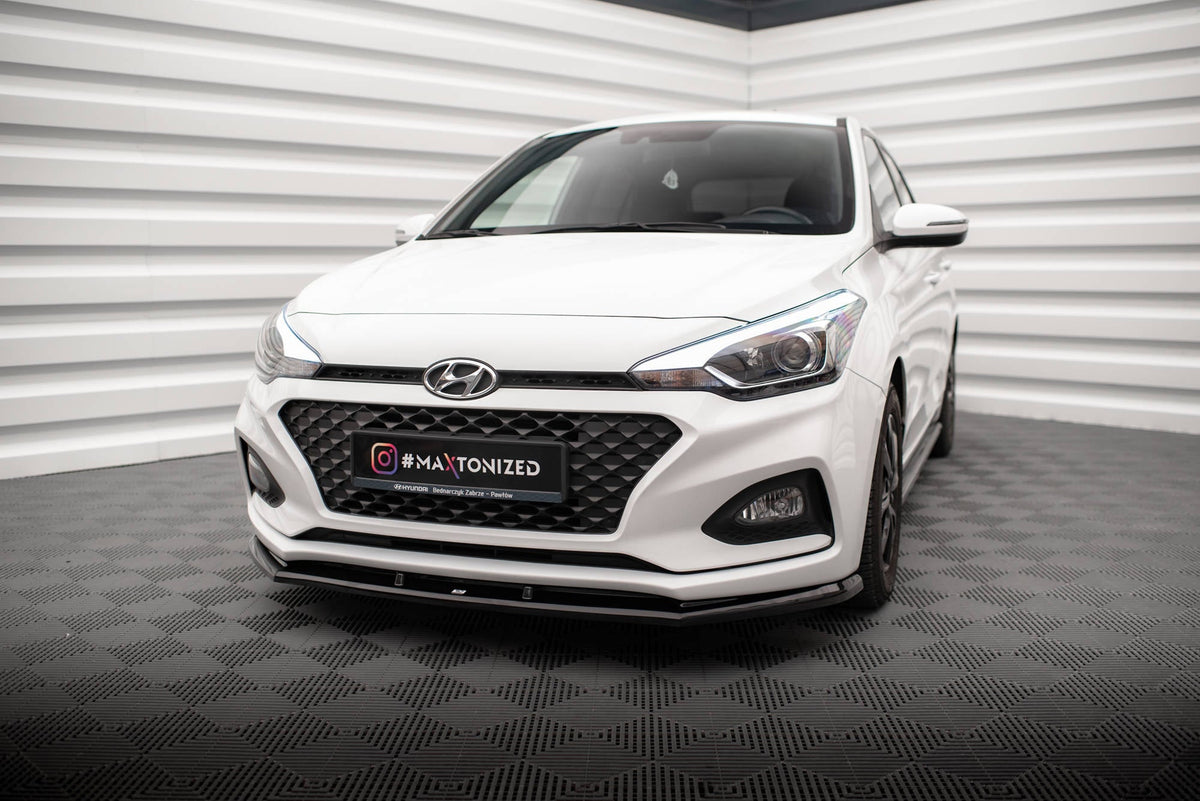 Maxton Design - Frontlippe V1 für Hyundai I20 Mk2 Facelift - Aerowerk.